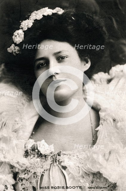 Rosie Boote (1878-1958), English actress, 1905.Artist: Bassano Studio