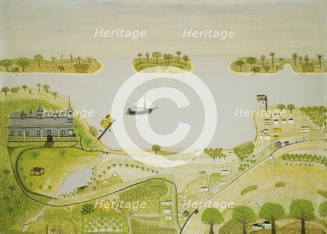 Southern Resort Town, c. 1880. Creator: Dana Smith.