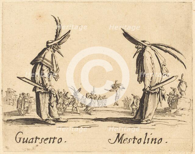 Guatsetto and Mestolino, c. 1622. Creator: Jacques Callot.