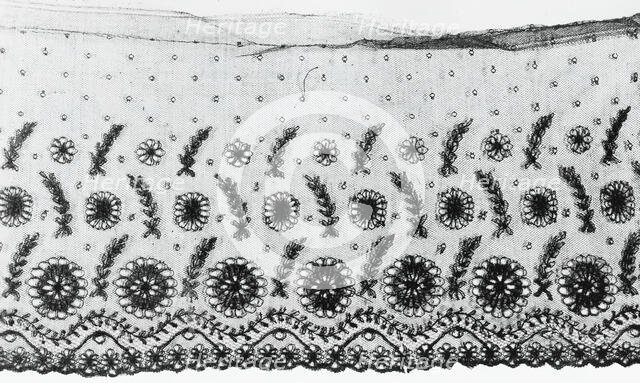 Flounce (Incomplete), England, 1875/1900. Creator: Unknown.