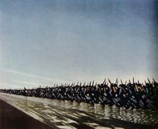 'Column on the March', 1915. (1943).  Creator: CRW Nevinson.