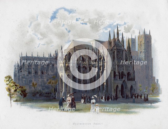Westminster Abbey, London, late 19th century. Artist: Unknown