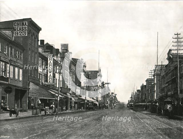 Market Street, Philadelphia, USA, 1895.  Creator: Unknown.