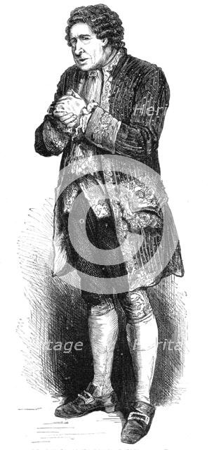 Mr. Samuel Phelps as Sir Pertinax Macsycophant, 1871. Creator: Unknown.