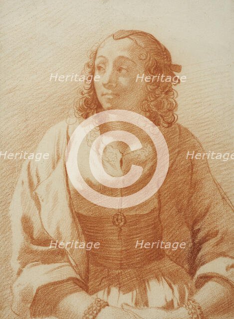 Portrait of young woman, c1650. Creator: Karel Du Jardin.