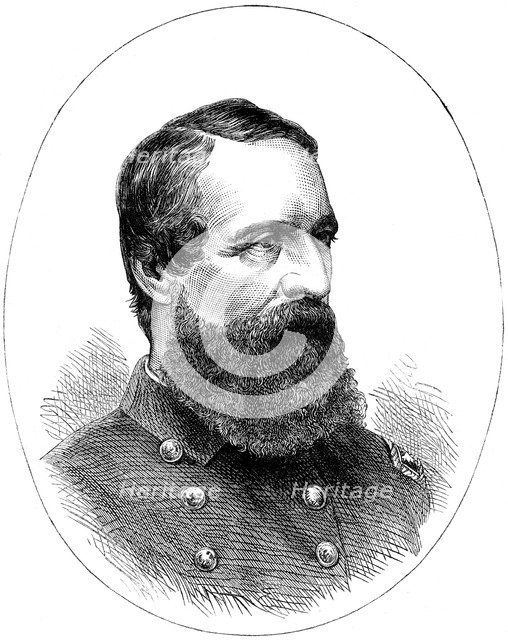 David Dixon Porter, Union admiral of the American Civil War, (c1880). Artist: Unknown