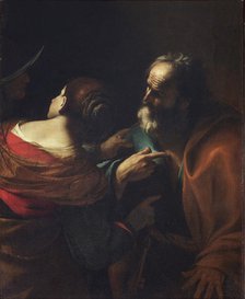 The Denial of Saint Peter, ca 1637-1640. Creator: Preti, Mattia (1613-1699).