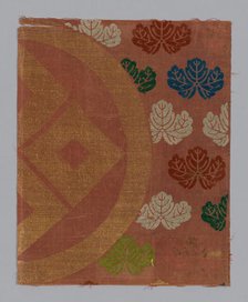 Fragment (from Noh Costume), Japan, Edo period (1615- 1868), 1675/1725. Creator: Unknown.