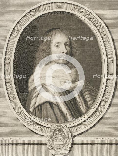 Pompone II de Bellièvre, 1657. Creator: Robert Nanteuil.