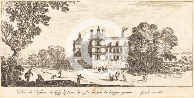 Veue du Chasteau d'Ansy le franc du coste du jeu de longue paume. Creator: Israel Silvestre.