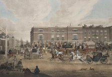 Coaches at the Elephant and Castle, London, first half of the 19th century. Artist: Theodore Henry Adolphus Fielding