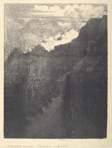 The Great Gulf, 1912. Creator: Joseph Pennell.