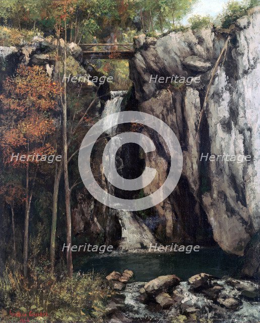 'The Chasm at Conches', 1864. Artist: Gustave Courbet