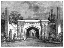 Highgate Cemetery, London, 1838. Artist: Unknown