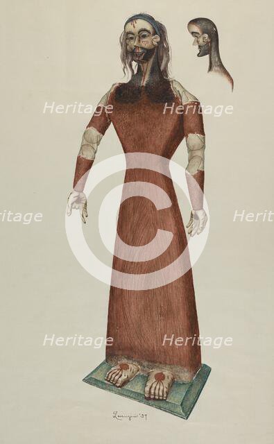 Bulto, 1939. Creator: Eldora P. Lorenzini.