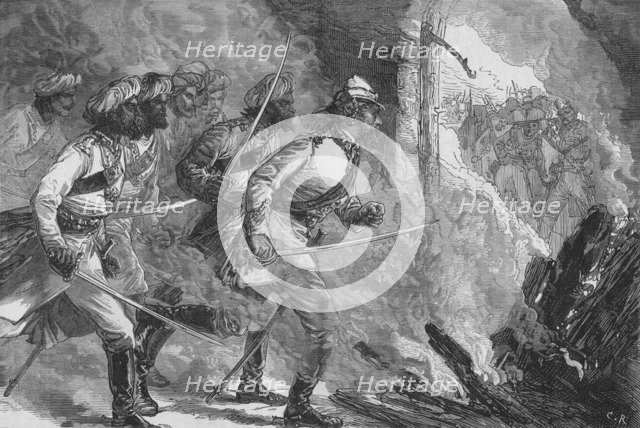 'Kerr's Attack', c1880. Artist: C.R..