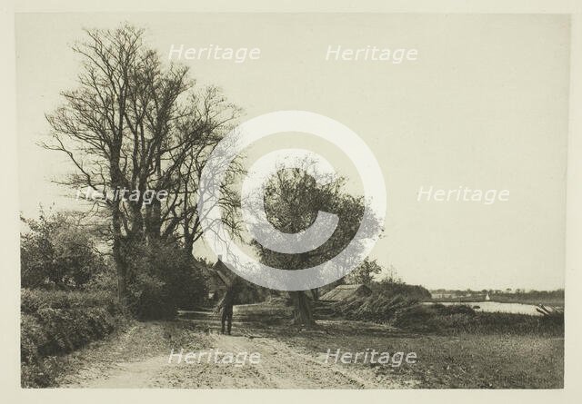 The Farm by the Broad (Norfolk), c. 1883/87, printed 1888. Creator: Peter Henry Emerson.