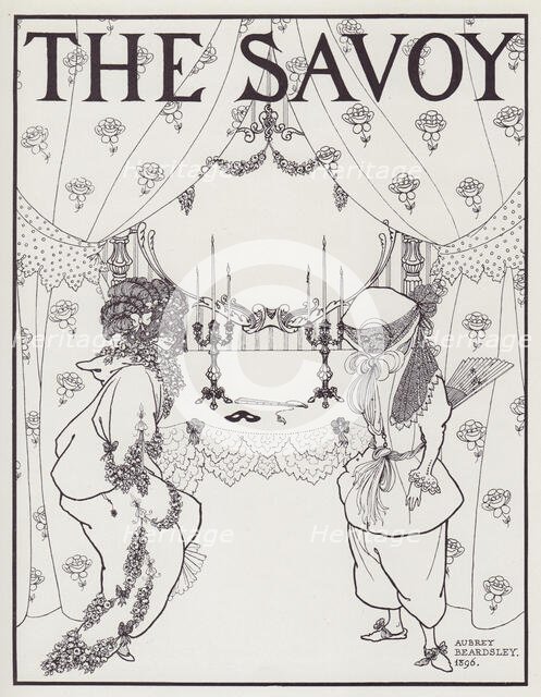 Titlepage to The Savoy Nos 1 and 2, 1895. Creator: Aubrey Beardsley.