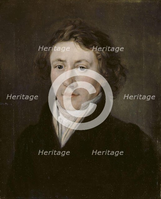 Portrait of Doctor Christian August Egeberg, c1840. Creator: Matthias Stoltenberg.