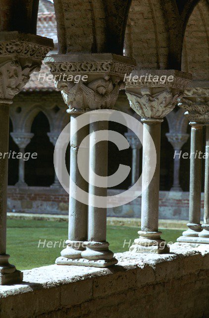 Cloister in the Abbey of Mossaic, 11th century. Artist: Unknown
