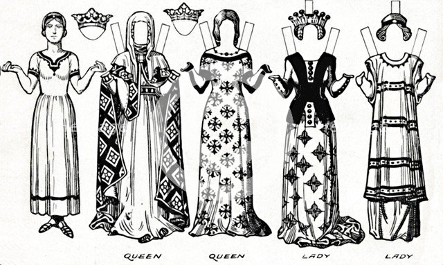 'The Gallery of British Costume: Dress Worn in the Reign of the First Edward', c1934. Artist: Unknown.