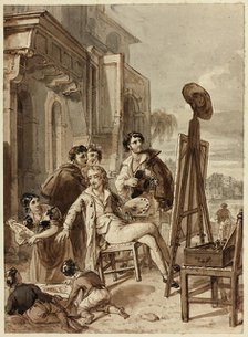 Artists and Amateurs, February 24, 1832. Creator: John Partridge.