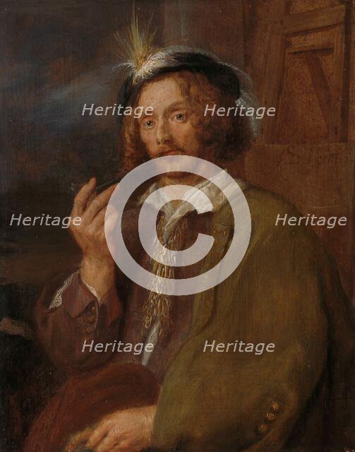 A Painter Smoking a Pipe, 1630-1640. Creator: Unknown.