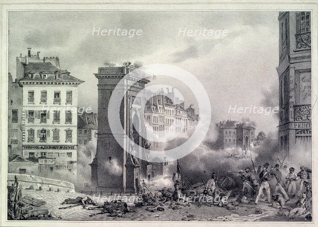 Paris. The July Revolution of 1830, 1830. Artist: Anonymous  