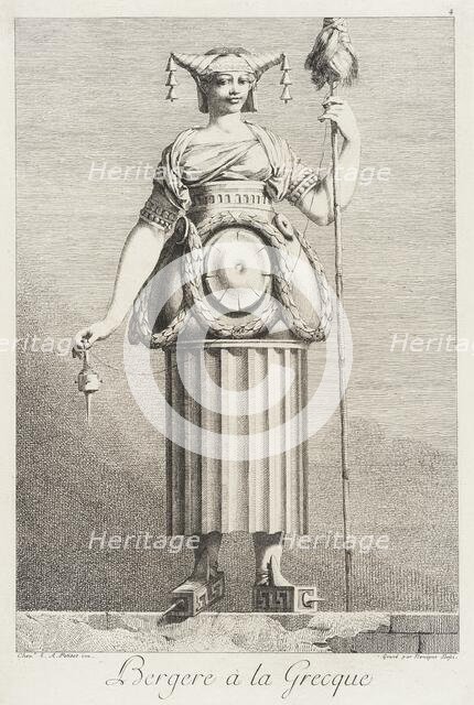 Bergère à la Grecque, 1771. Creator: Bossi.