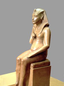 Statue of Amenhotep IV or Akhenaten of the XVIII Dynasty.