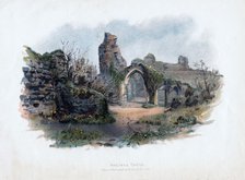 Hastings Castle, Sussex, 1895. Artist: C Wilkinson