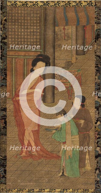 Yang Guifei after bathing. Creator: Zhou Fang (Chou Fang) (c. 730-800).