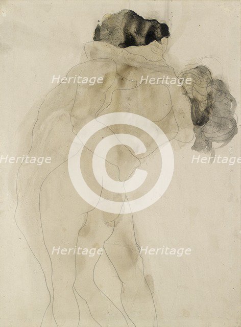 Two embracing figures, c1900. Artist: Auguste Rodin.