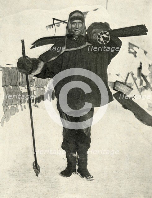 'Petty Officer Crean (Who received the Albert Medal)', 1911, (1913). Artist: Herbert Ponting.