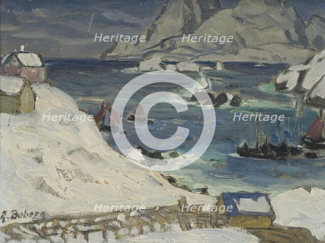 Running before the Storm. Study from North Norway. Creator: Anna Katarina Boberg.