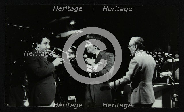 The Herb Miller Orchestra playing at the Forum Theatre, Hatfield, Hertfordshire, 5 October 1985. Artist: Denis Williams