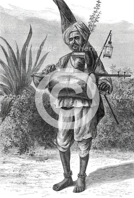 A Hindoo mendicant pilgrim, 1876. Creator: Unknown.
