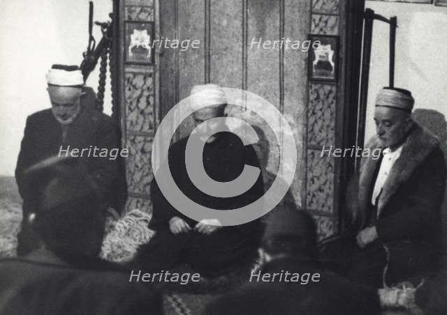 Dervishes in Skopje, Macedonia, Yugoslavia, 1939. Artist: Unknown