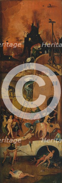 The Haywain (Triptych) Right panel, c. 1516. Artist: Bosch, Hieronymus (c. 1450-1516)