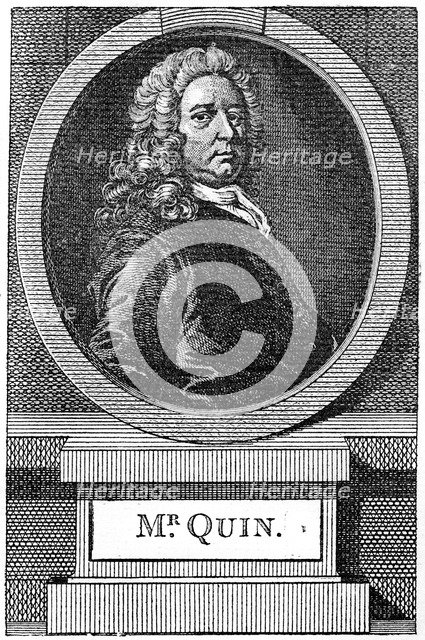 James Quin, 18th century English actor, 1886. Artist: Unknown