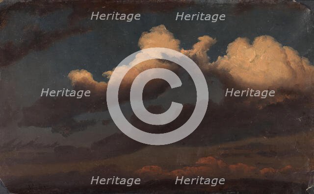 Cloud Study, 1843. Creator: Knud Baade.