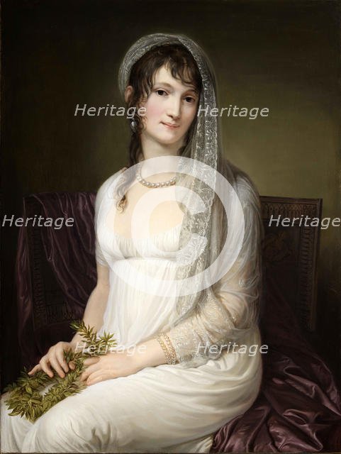 Portrait of Francesca (Fannie) Lechi (1773-1806) , ca 1803. Creator: Appiani, Andrea (1754-1817).