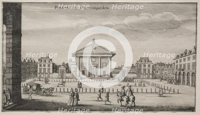 Views of London: The Piazza in Covent Garden. Creator: Wenceslaus Hollar (Bohemian, 1607-1677).