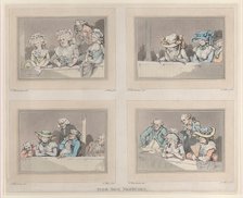 Side Box Sketches, June 5, 1786. Creator: Samuel Alken.