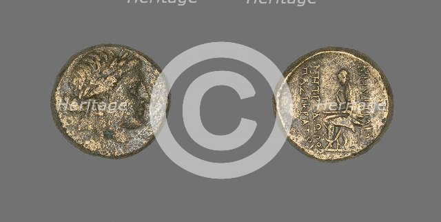 Coin Depicting the God Apollo, 2nd-1st century BCE. Creator: Unknown.