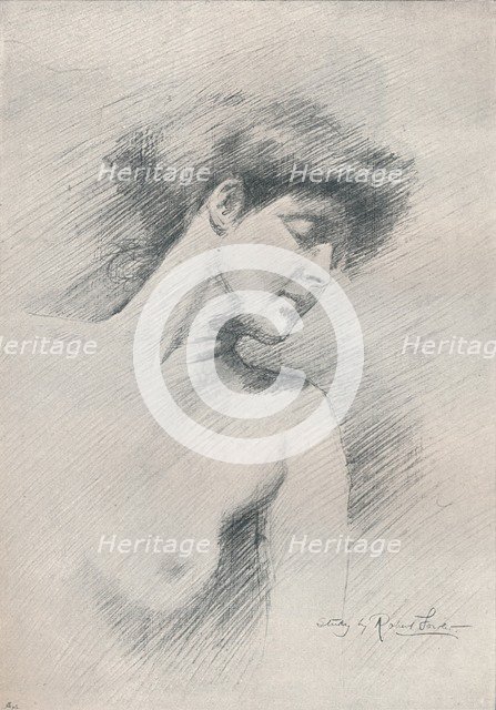 'Female Study', c1895, (1897). Artist: Robert Fowler.