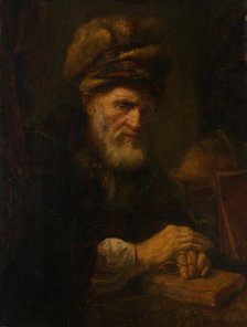 An Old Man in a Fur Cap, 1650/60. Creator: Karel van der Pluym.