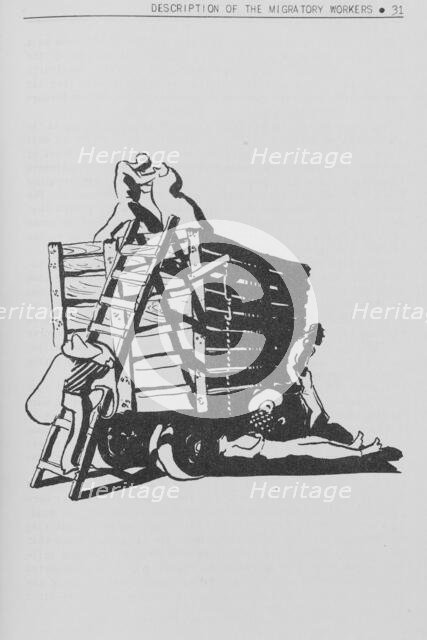 Migratory cotton workers, 1939. Creator: Unknown.