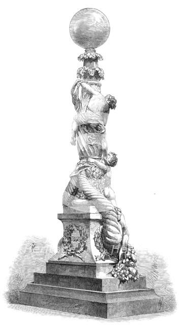 Lamp on the Thames Embankment, 1870. Creator: Unknown.