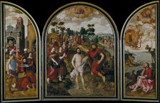 The triptych of Saint John the Baptist, 1549. Artist: Pourbus, Pierre (1524-1584)